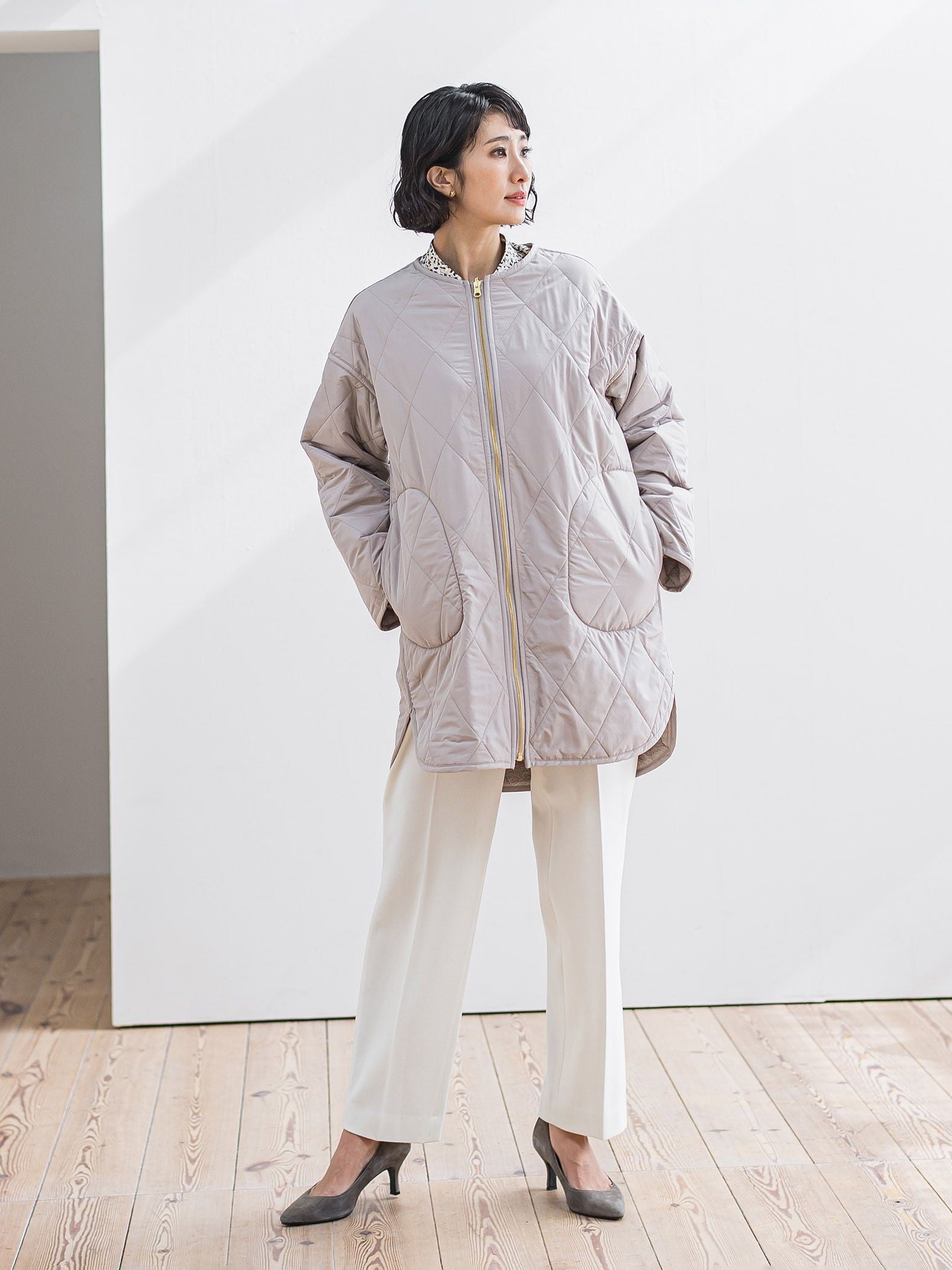 ピクシエスタストレートパンツ≪洗濯機で洗える≫