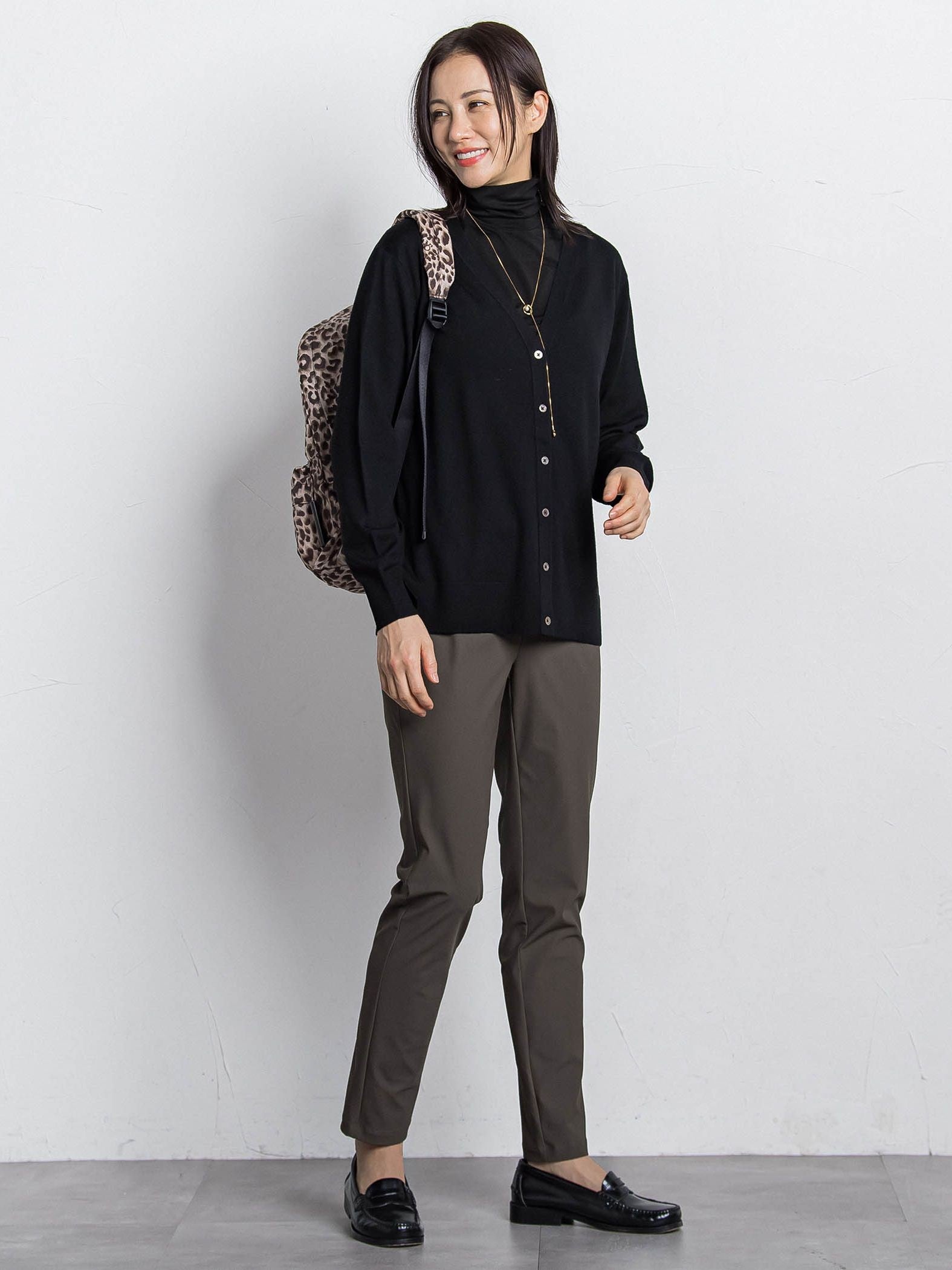 【WEB限定】裏起毛発熱レギンスパンツ≪ストレッチ/洗える≫