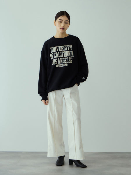 トンプキン裏毛カレッジロゴプルオーバー≪洗濯機で洗える≫