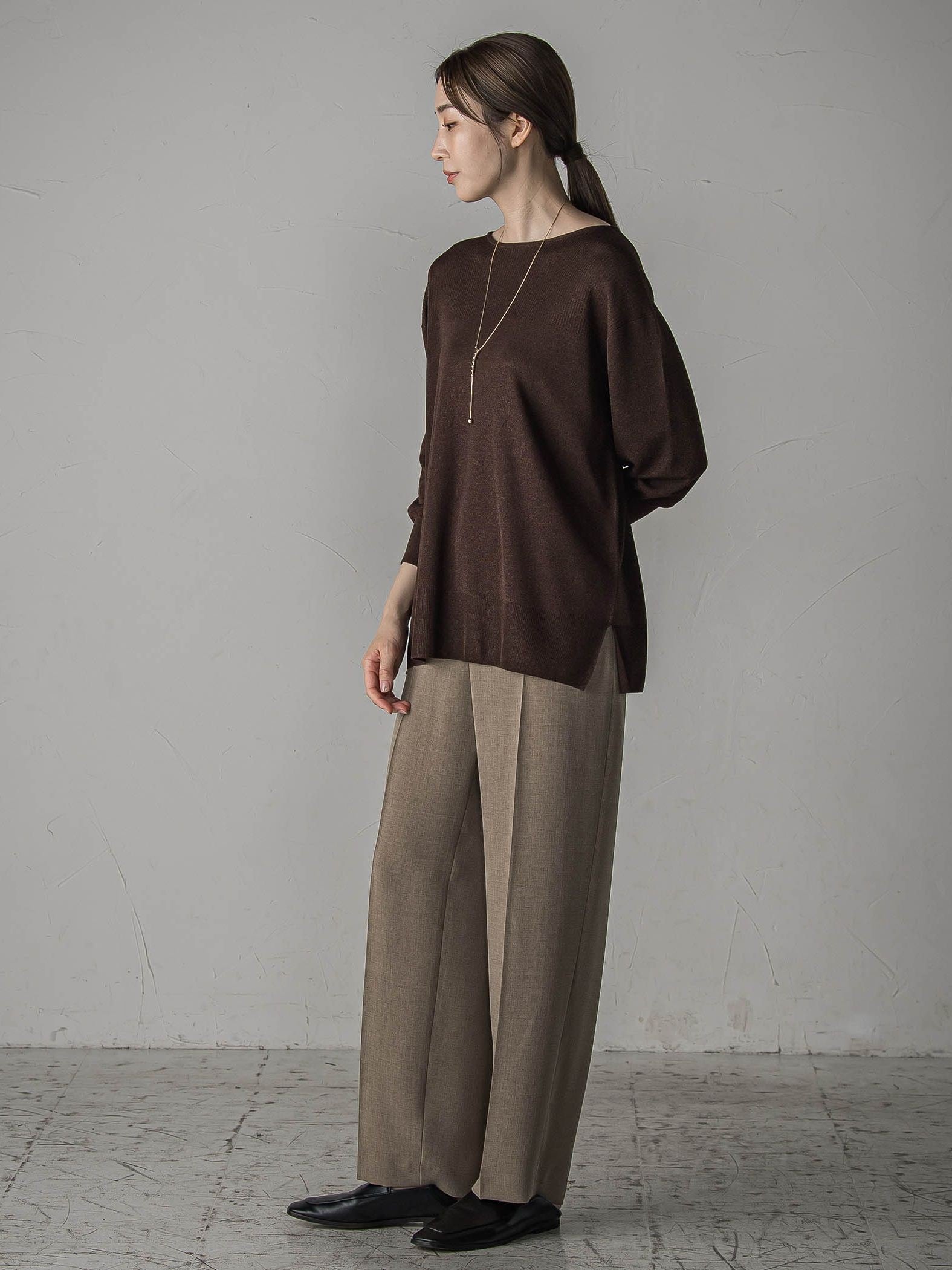 【極】SARIニットプルオーバー≪手洗い可能≫