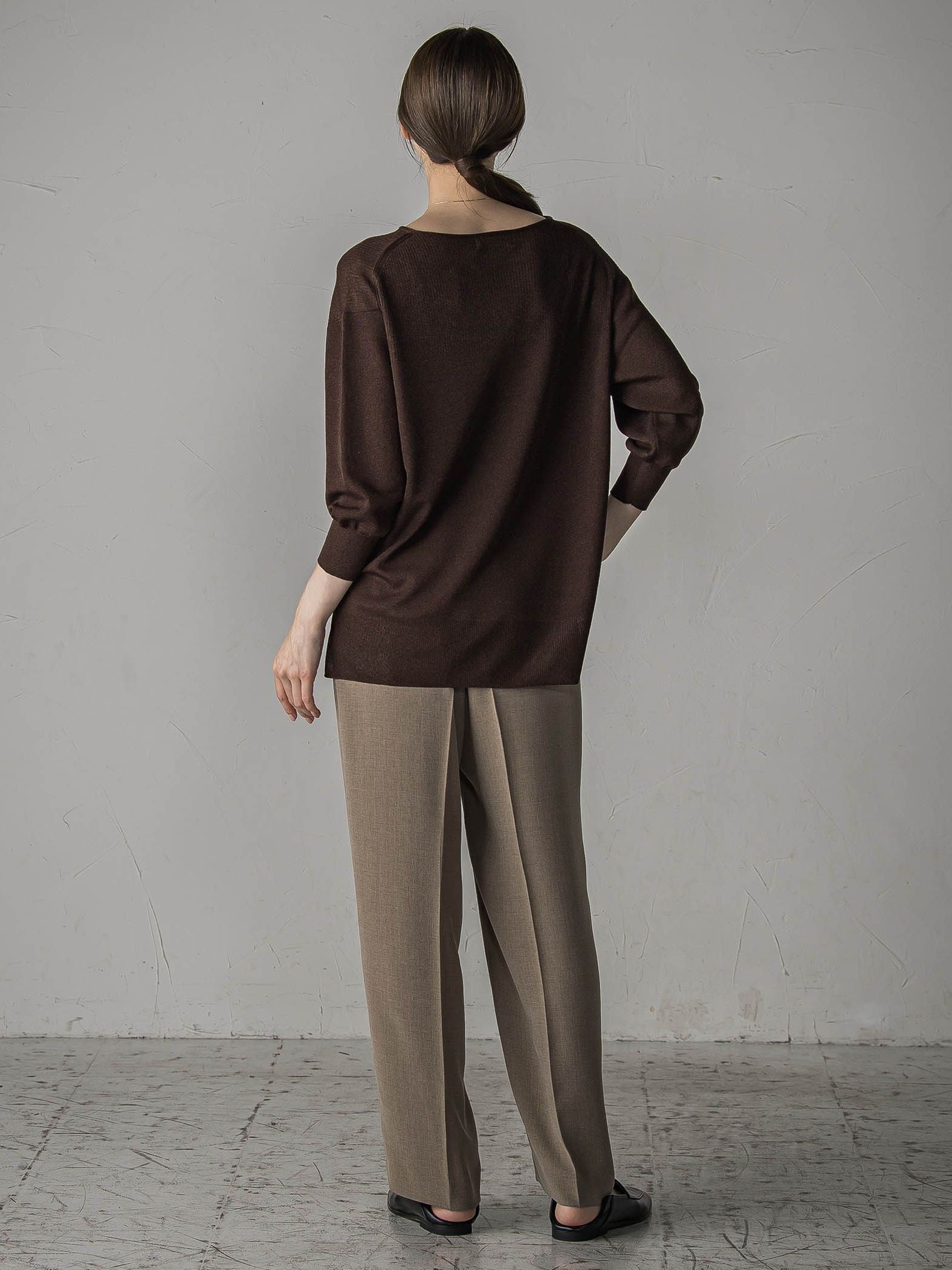 【極】SARIニットプルオーバー≪手洗い可能≫