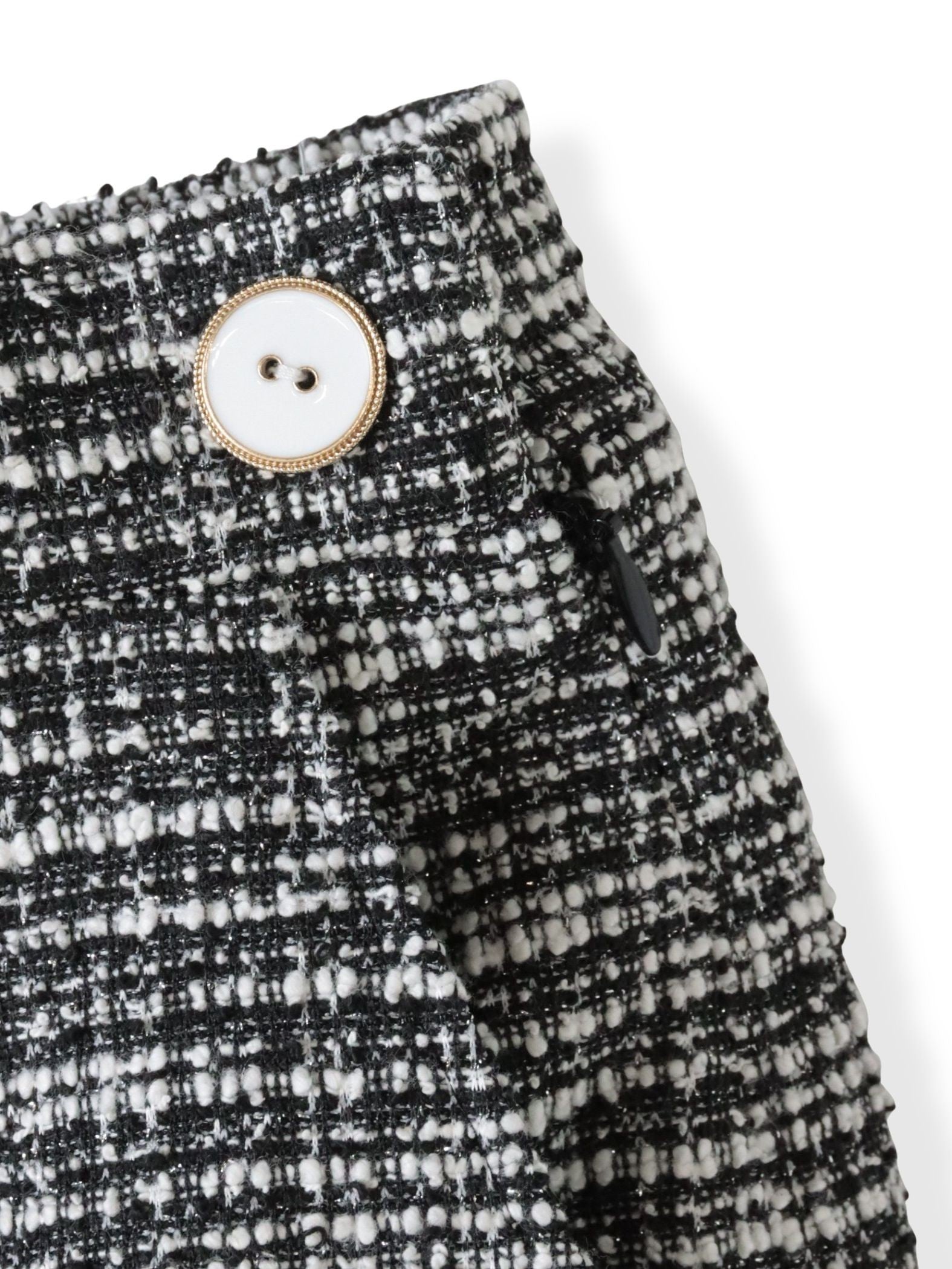 ツイードラメワイドパンツ