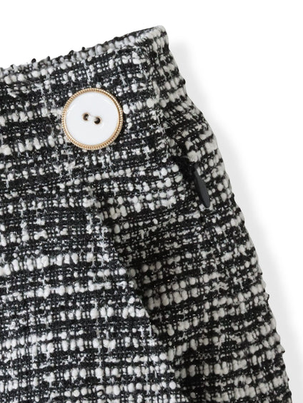 ツイードラメワイドパンツ