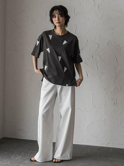 【40周年限定】LOVE刺繍ルーズTシャツ