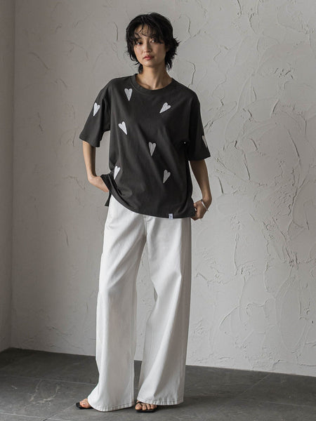 【40周年限定】LOVE刺繍ルーズTシャツ