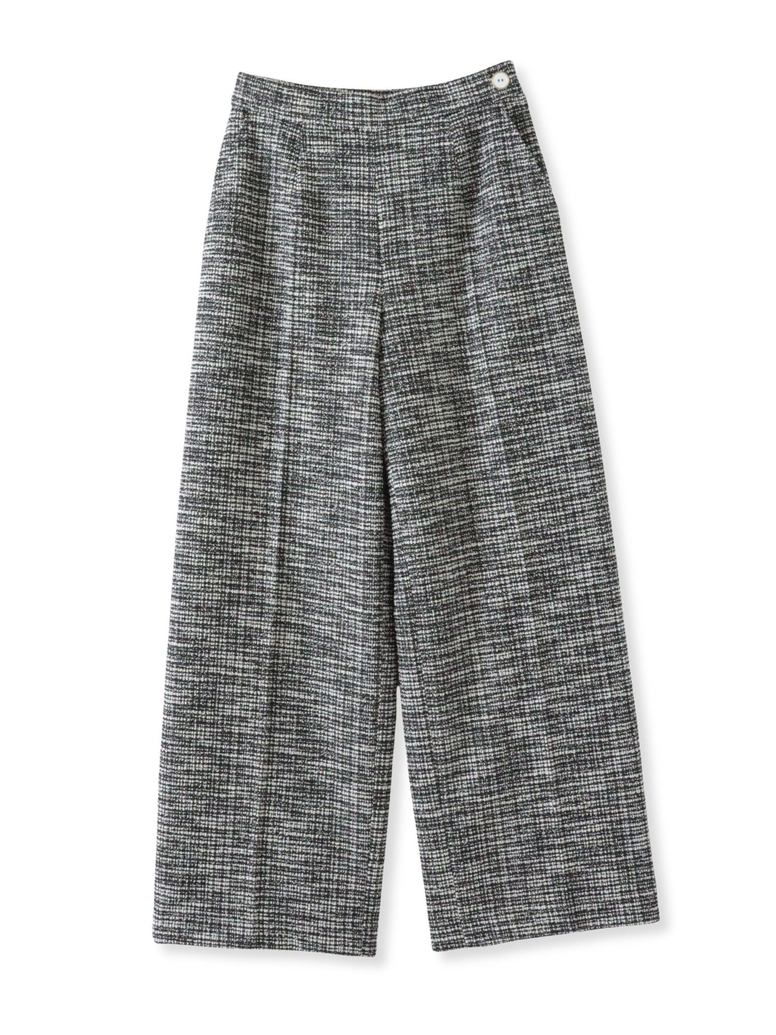 ツイードラメワイドパンツ