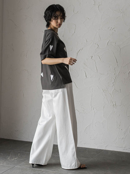 【40周年限定】LOVE刺繍ルーズTシャツ