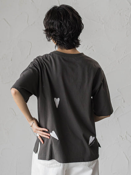 【40周年限定】LOVE刺繍ルーズTシャツ