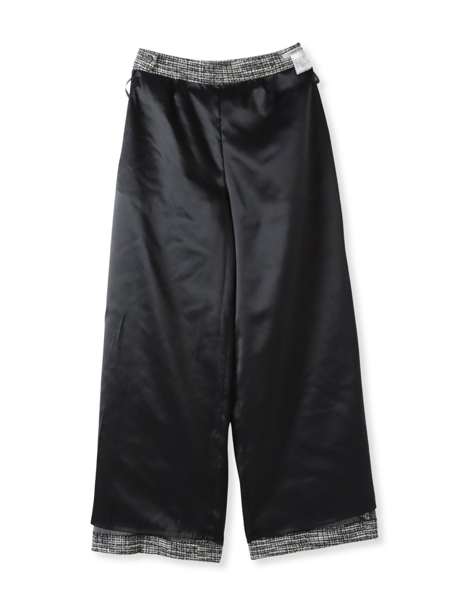 ツイードラメワイドパンツ