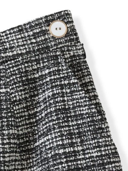 ツイードラメワイドパンツ