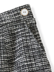 ツイードラメワイドパンツ