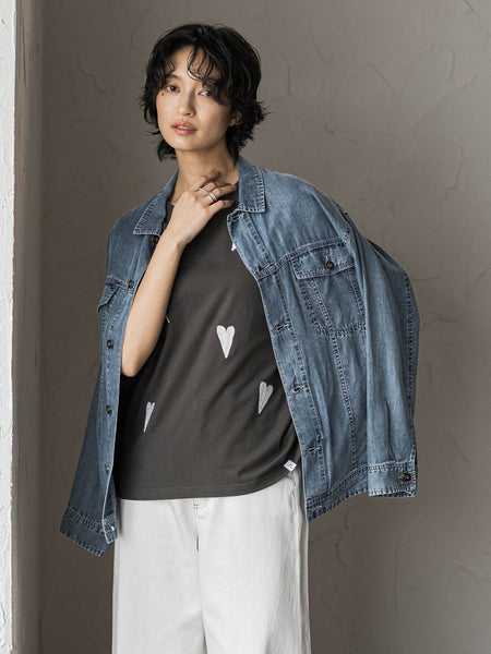【40周年限定】LOVE刺繍ルーズTシャツ