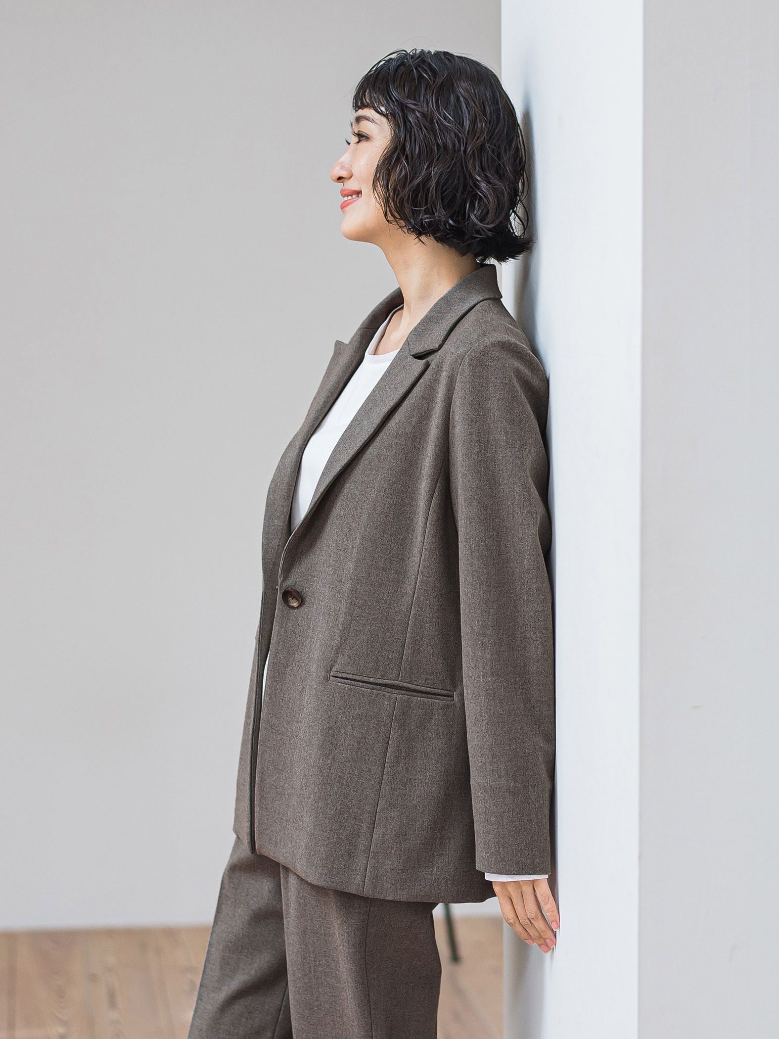 ピクシエスタテーラードジャケット≪手洗い可能≫