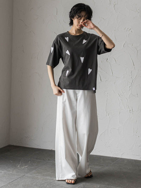 【40周年限定】LOVE刺繍ルーズTシャツ