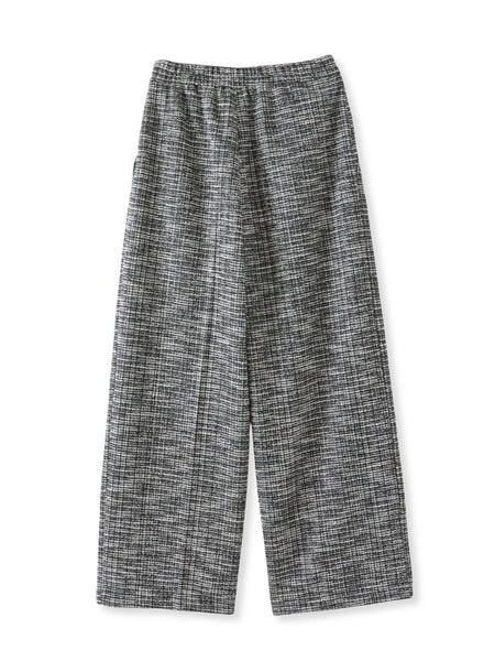 ツイードラメワイドパンツ