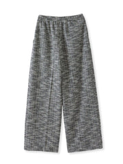 ツイードラメワイドパンツ