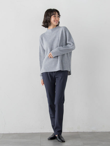 ヘリンボーンニット