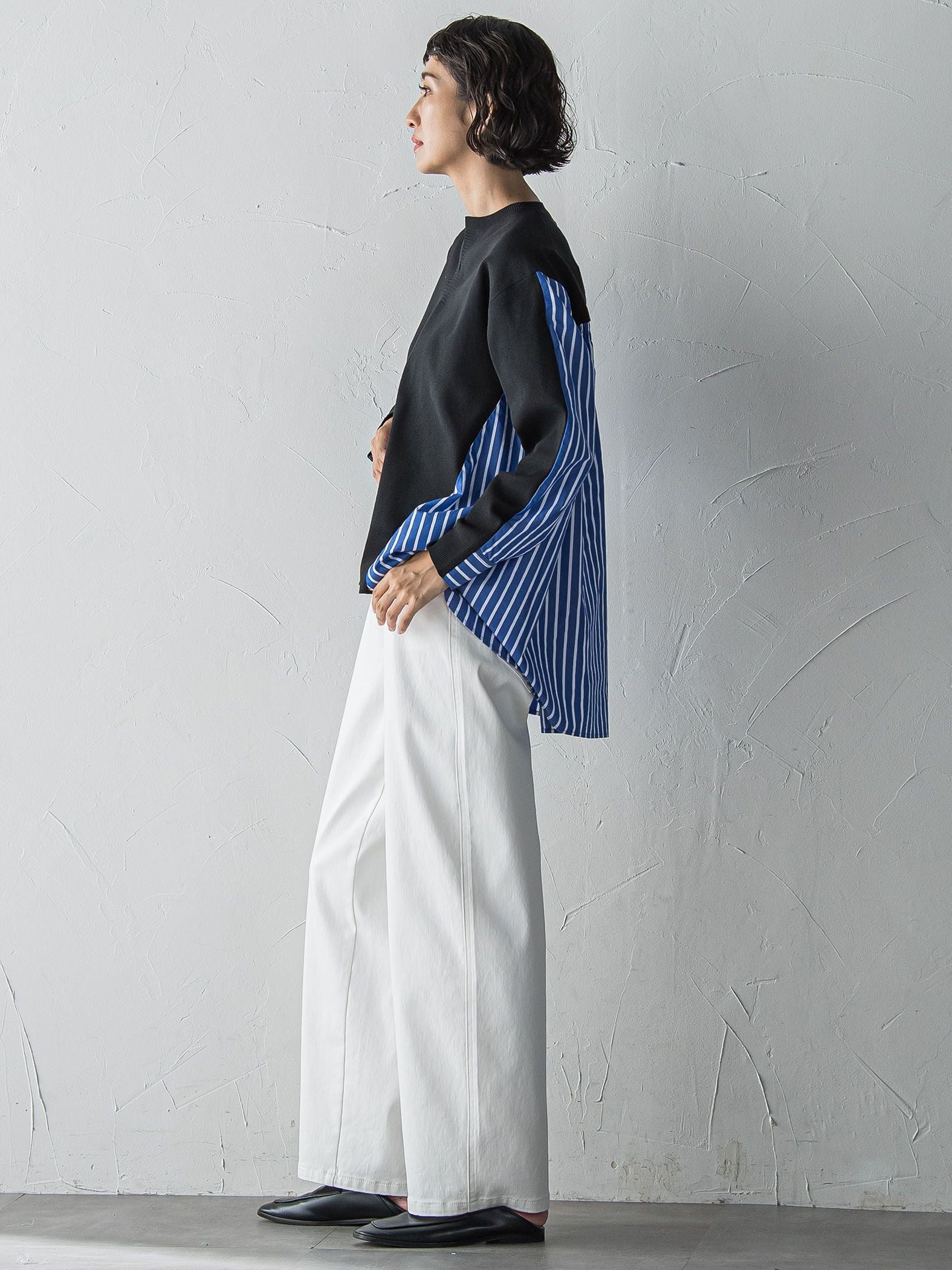 ”暖かさも洒落感も”裏起毛デニム