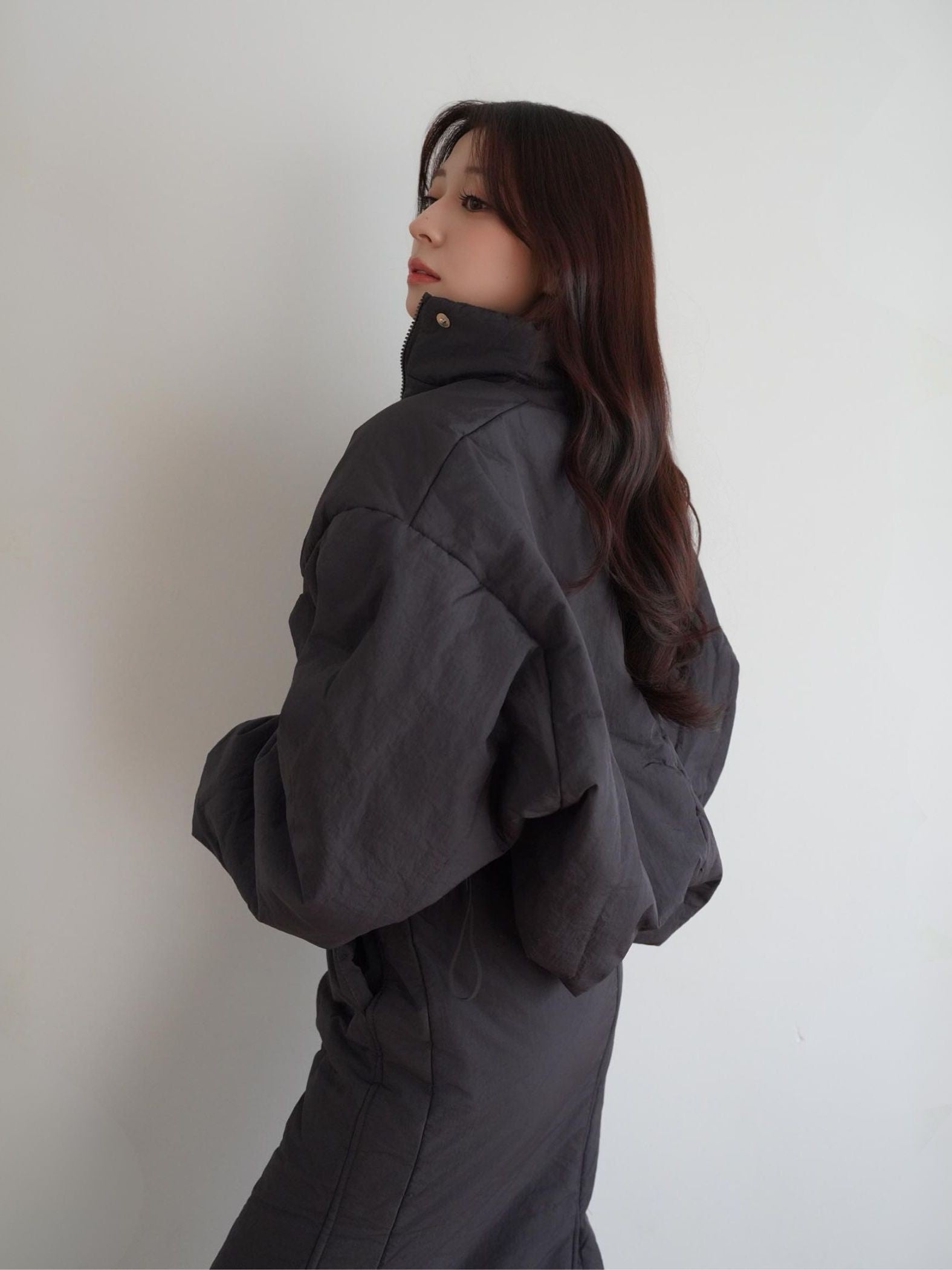 ［SET］Padded Blouson×Skirt Setup≪手洗い可能≫