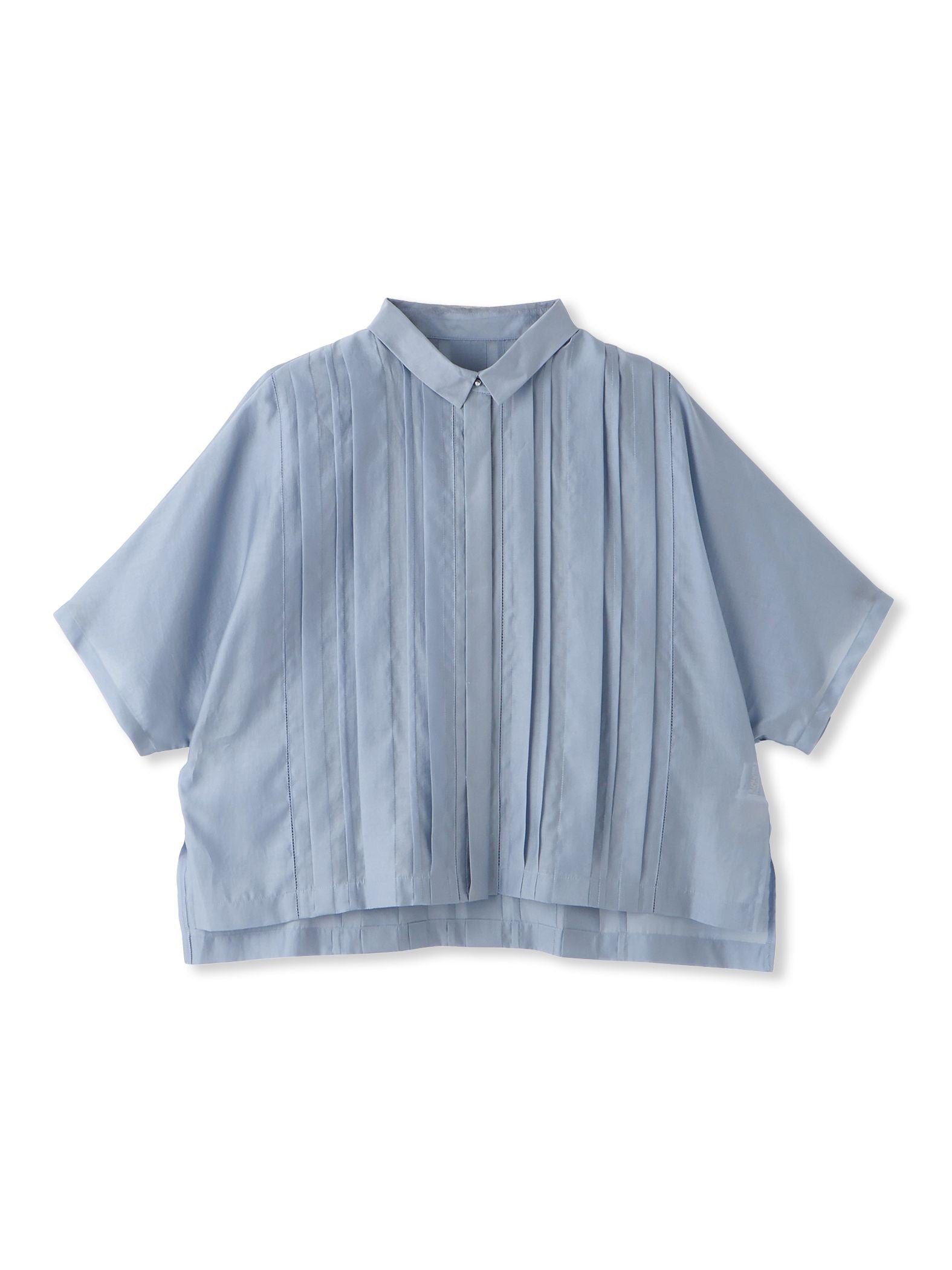 ピンタックレースブラウス≪手洗い可能≫