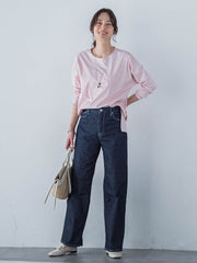 【WEB限定】プレミアムコットンコンフォートカットソー≪3サイズ/洗濯機で洗える/接触冷感≫