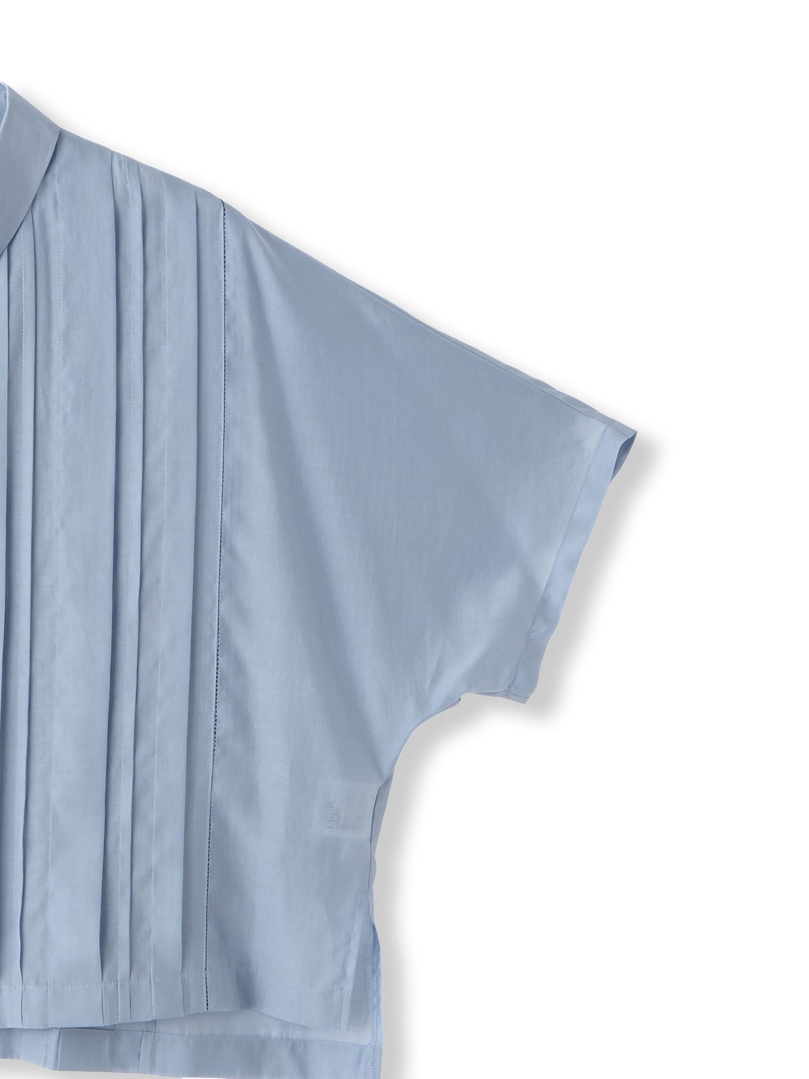 ピンタックレースブラウス≪手洗い可能≫