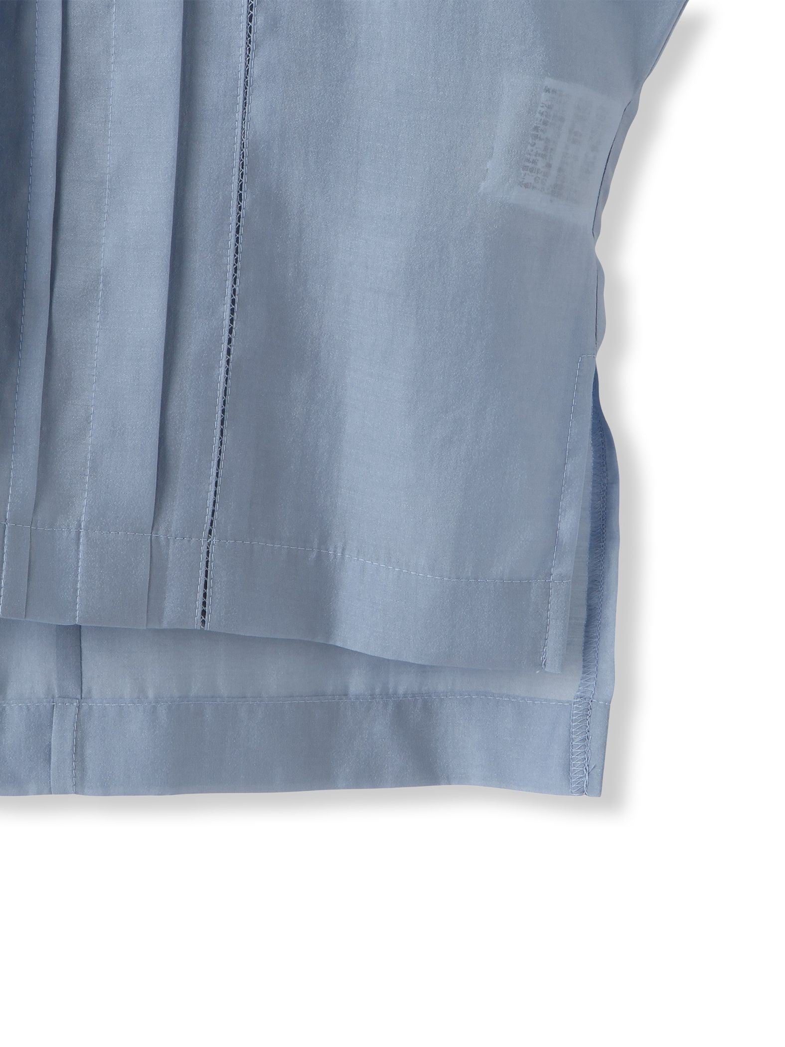 ピンタックレースブラウス≪手洗い可能≫