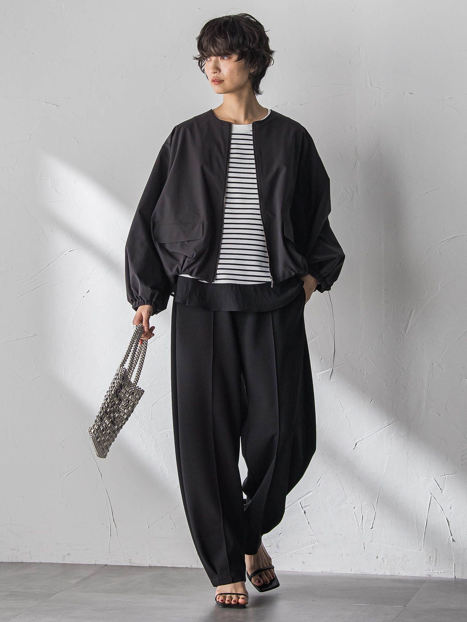 撥水バルーンブルゾン