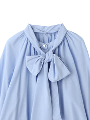 クリアローンワイドボウタイブラウス