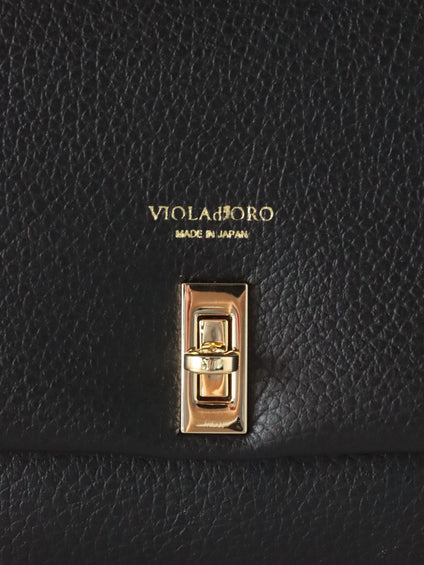 【VIOLAd'ORO】フェイスレザー2wayショルダーバッグ