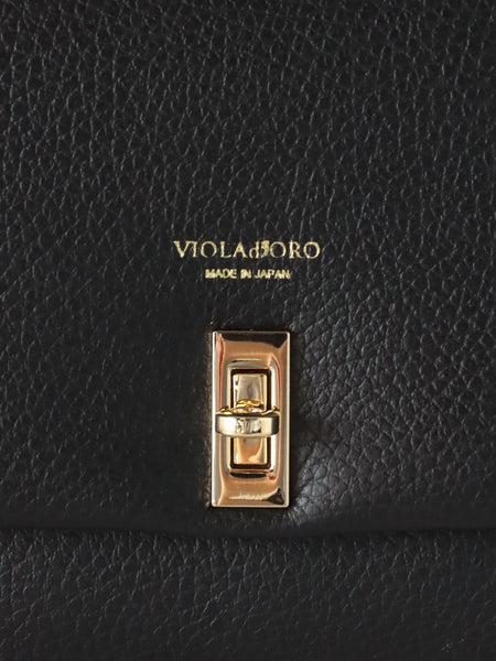 【VIOLAd'ORO】フェイスレザー2wayショルダーバッグ