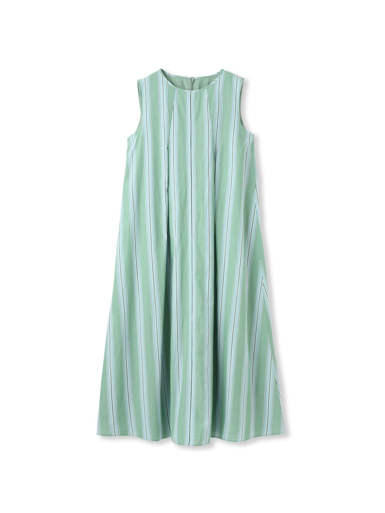 MULTI COTTONストライプワンピース
