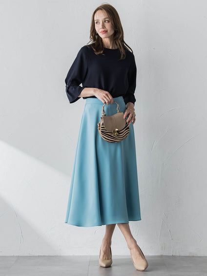 ダブルサテンスカート