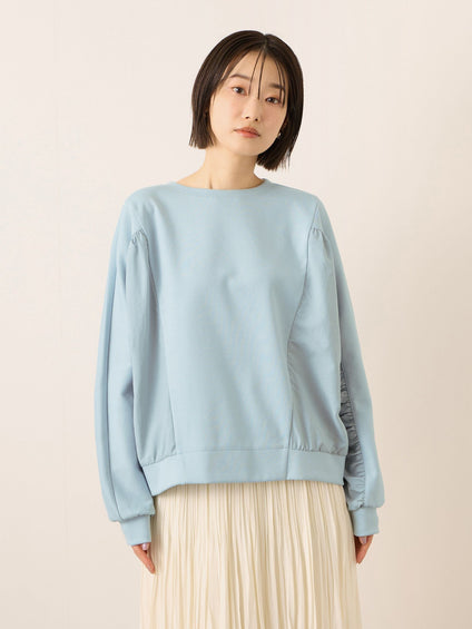 【予約販売】ドルマンギャザープルオーバー≪手洗い可能≫