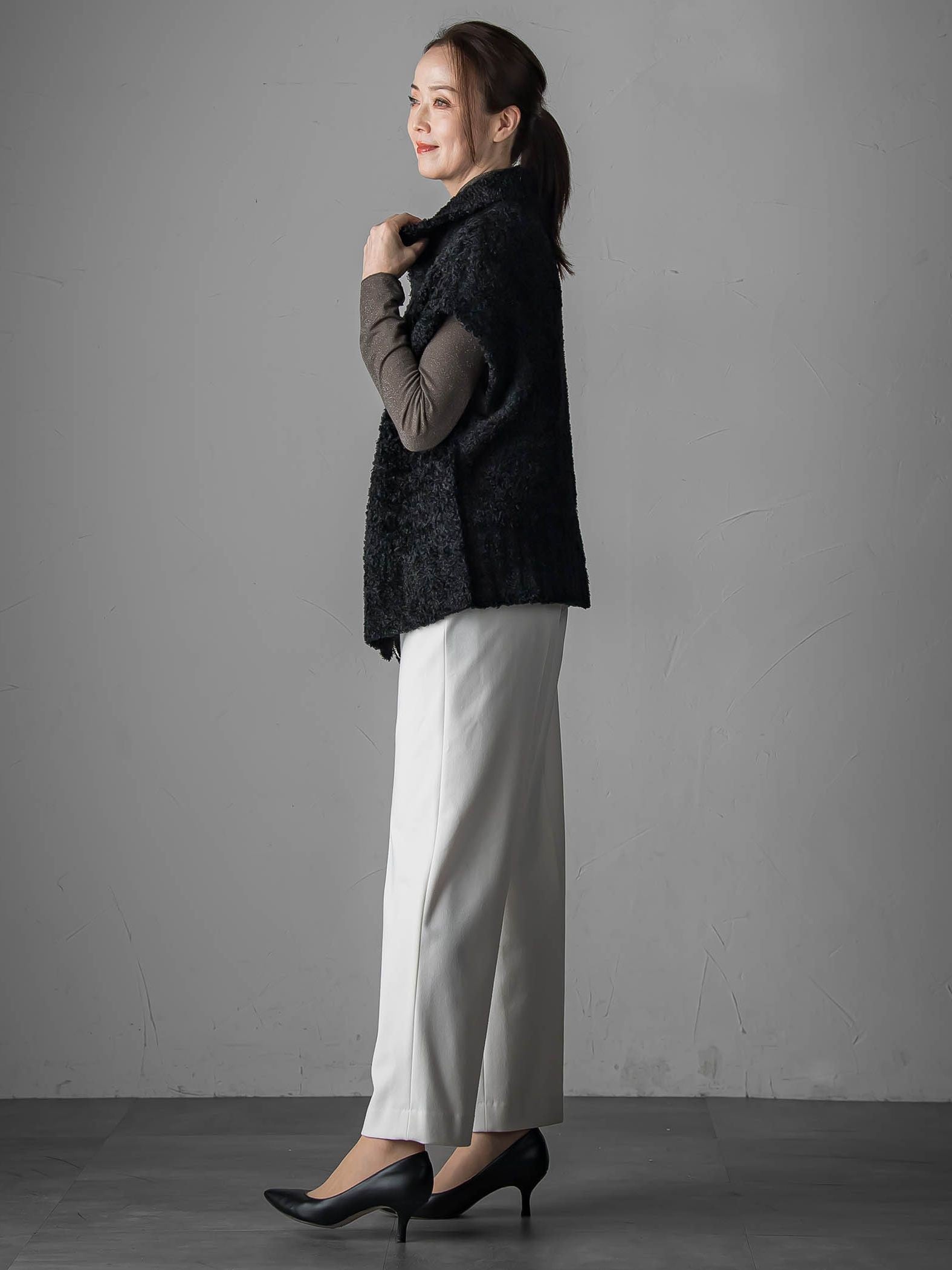 カーリングヤーンジップジレ≪手洗い可能≫