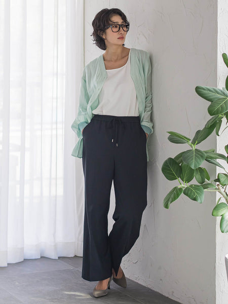 【WEB限定】マルーデデニムワイドパンツ