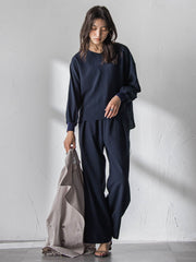 【一瞬で楽とキレイを叶える】タンブラーオックスギャザー袖ブラウス≪手洗い可能≫