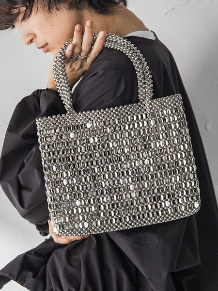 メタルビーズバッグ