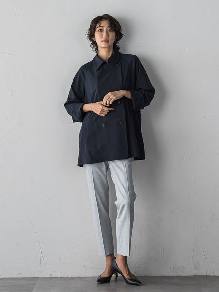 【WEB限定/+5cm丈長め】シェルタリングテーパードパンツ