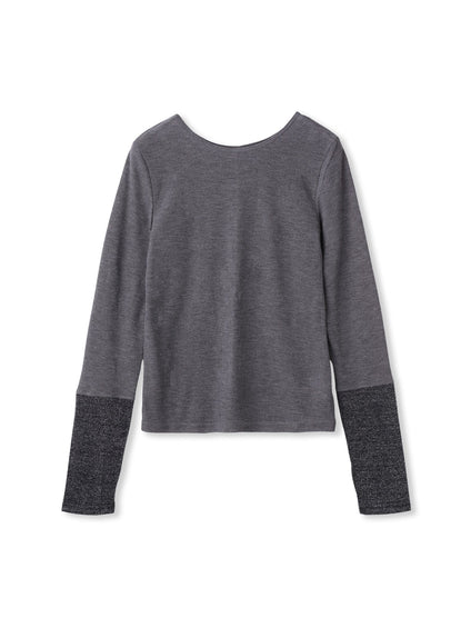 2WAYラメカフスインナー≪洗濯機で洗える≫