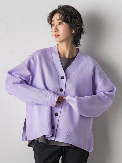 【大きいサイズ/WEB限定カラーあり】スポンディッシュニットカーディガン