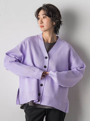 【大きいサイズ/WEB限定カラーあり】スポンディッシュニットカーディガン