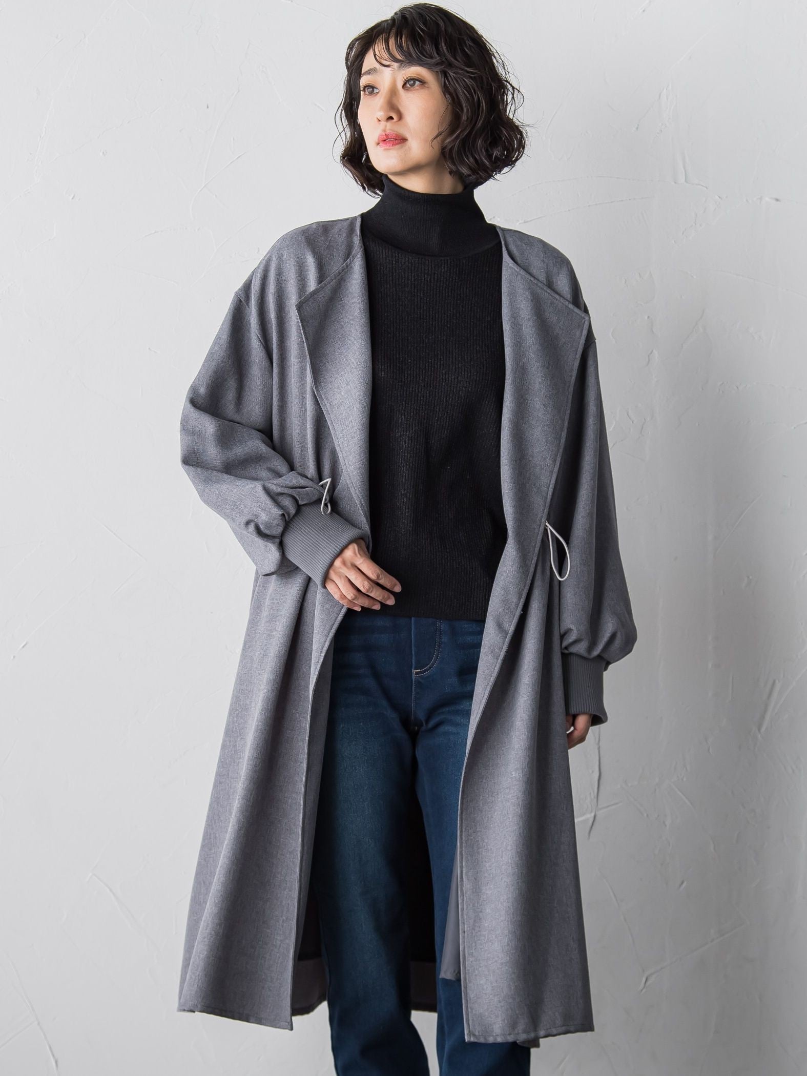 【WEB限定】”品よく軽やかに羽織れる”ライトコート