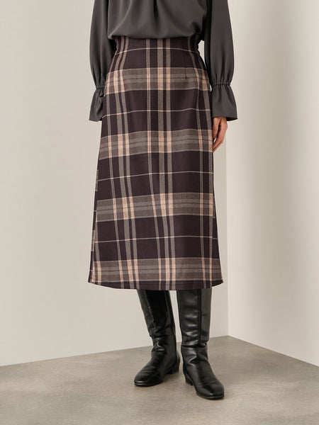 ブラッシュバックストレッチイージースカート≪洗濯機で洗える≫