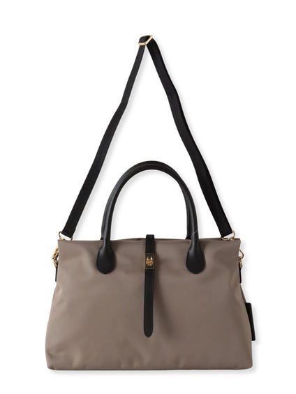 【VIOLAd'ORO】ターンロック付きナイロントートバッグ