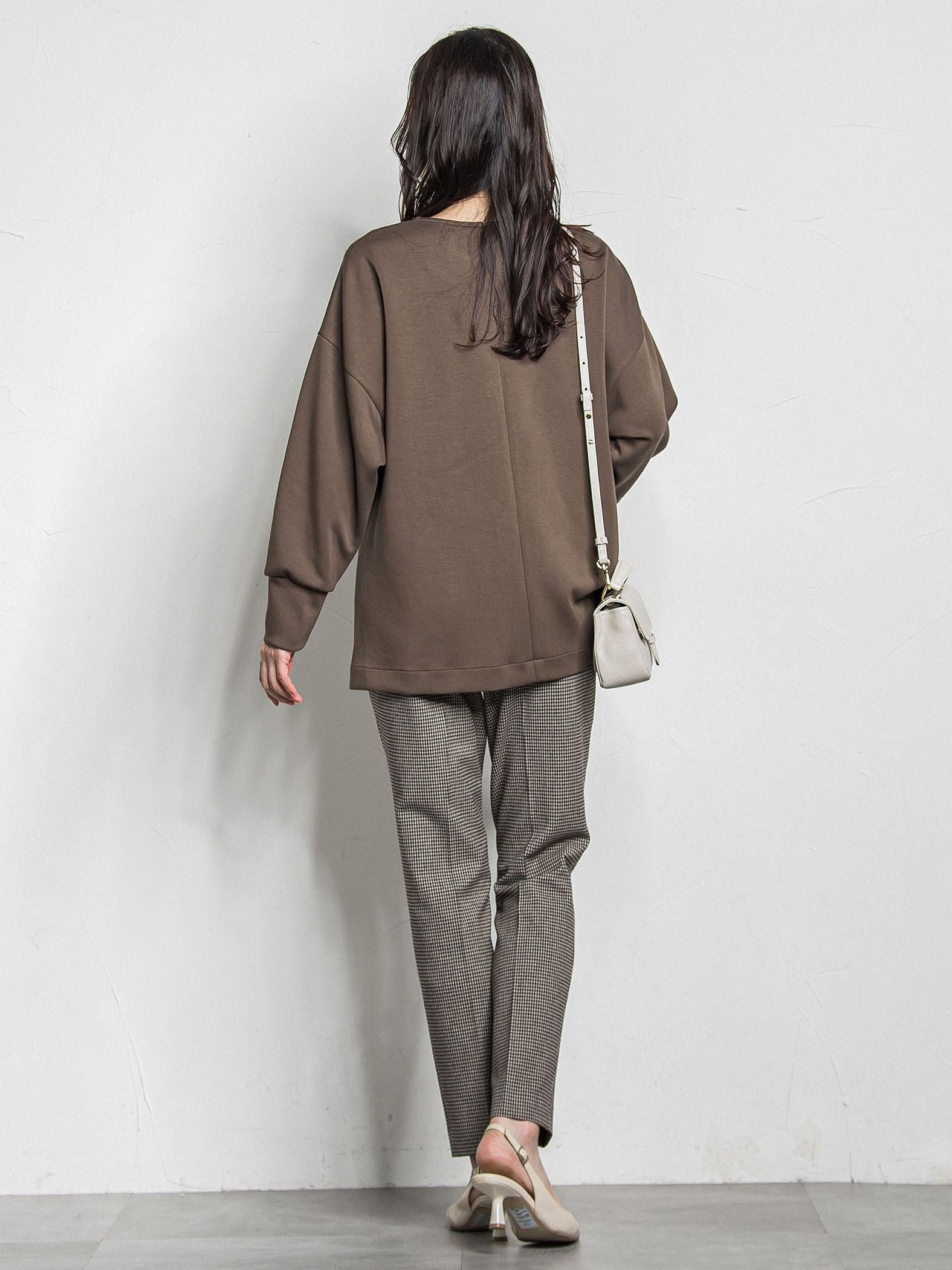 両面起毛テーパードパンツ≪WEB限定13号/洗える/セットアップ対応≫