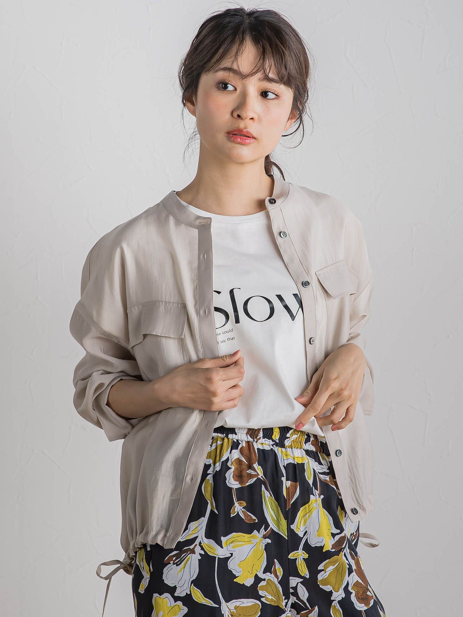 セミシアードロストブラウス≪手洗い可能≫