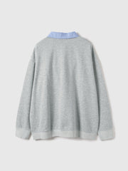 配色ポロスウェットプルオーバー≪セットアップ対応/手洗い可能≫