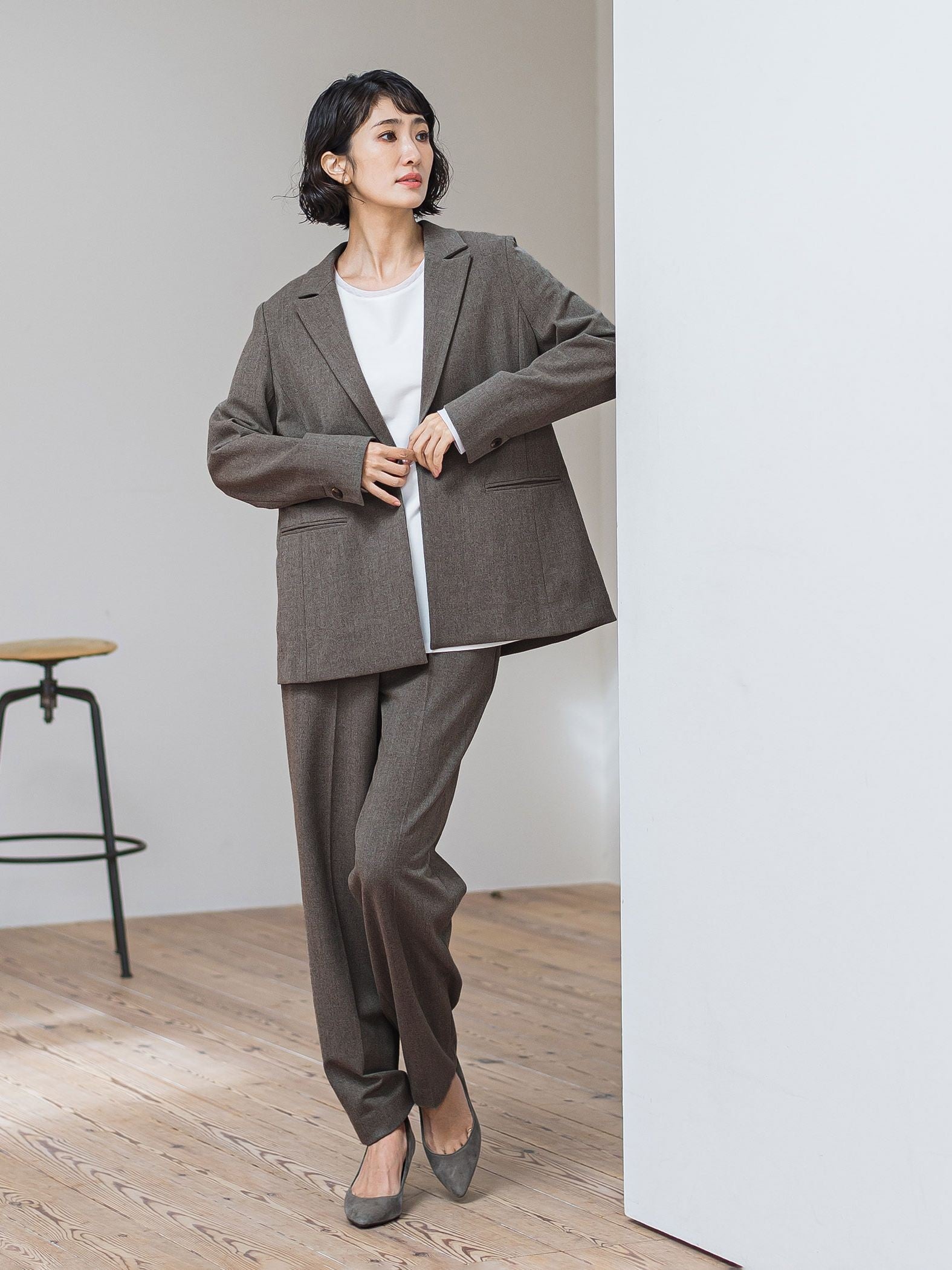 ピクシエスタテーラードジャケット≪手洗い可能≫