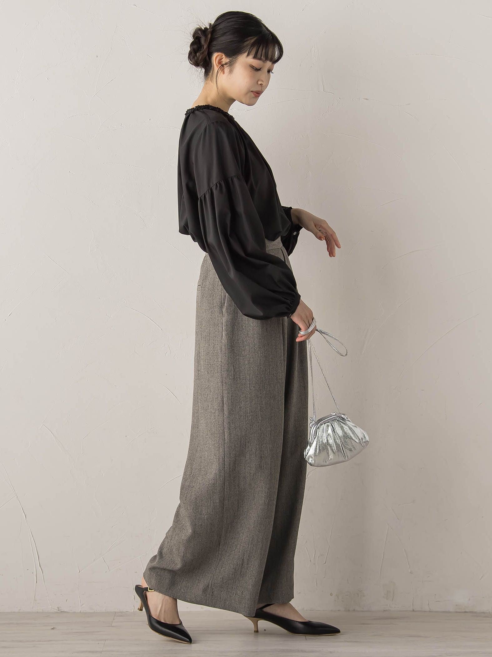 ブレードブラウス≪洗濯機で洗える≫